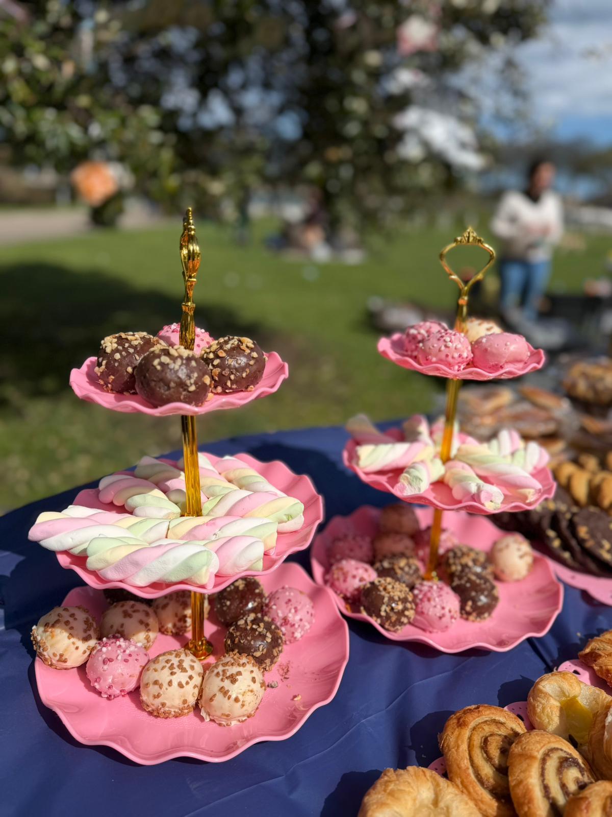 Food and treats prepared for a Roots for Change seasonal event